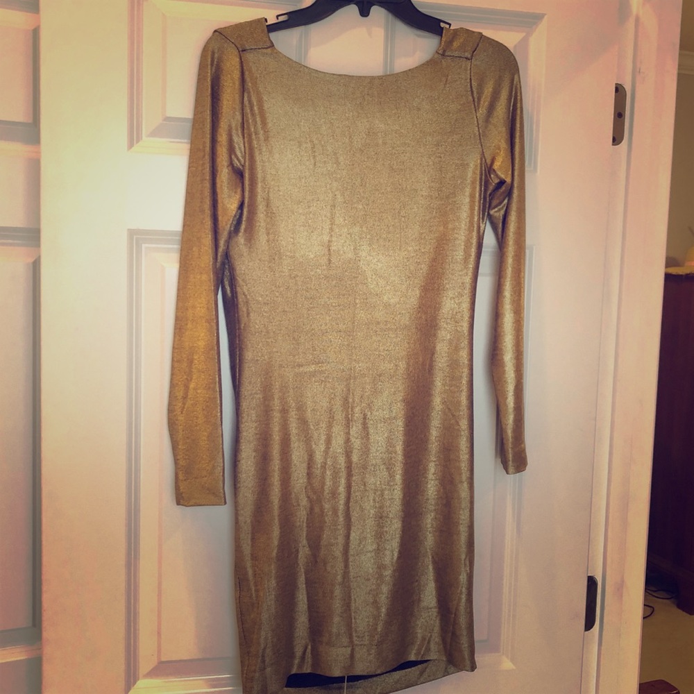 House of CB Gold cocktail dress - Picture 2 of 9
